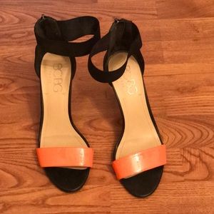 BCBG heels with Salmon strap